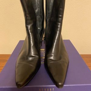 Stuart Weitzman Mars black butter calf boots